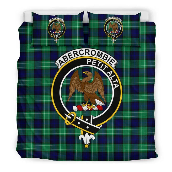 Scottish Abercrombie Clan Crest Tartan Bedding Set Tartan Plaid 3