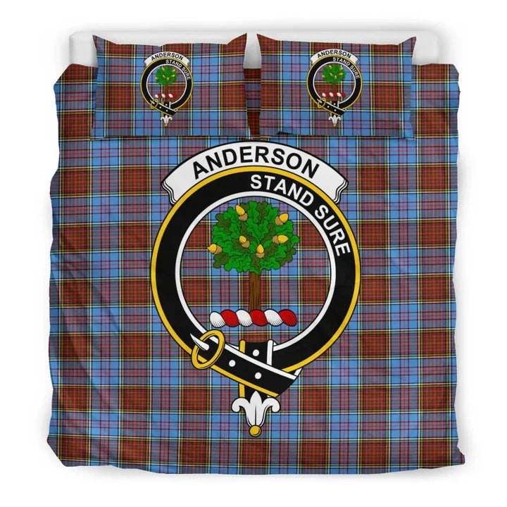 Scottish Anderson Clan Crest Tartan Bedding Set Tartan Plaid 3