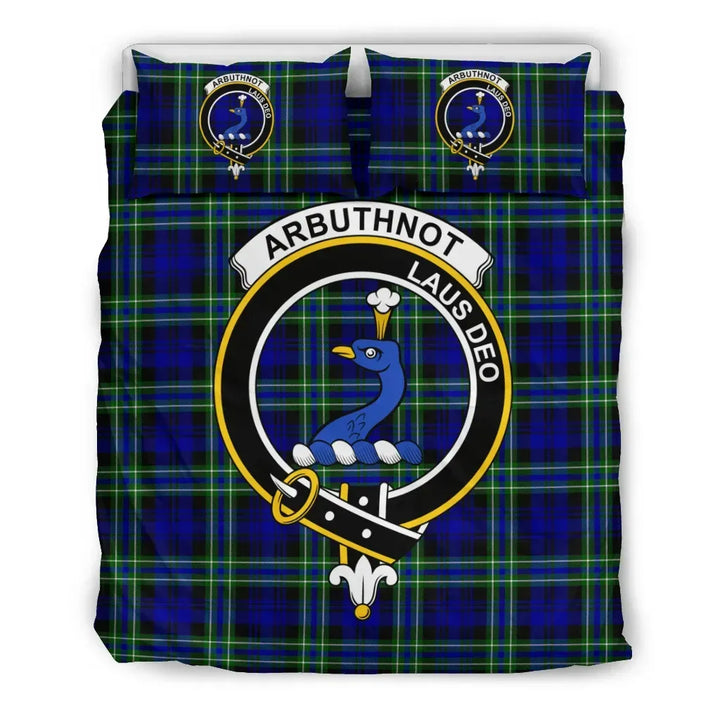 Scottish Arbuthnot Clan Crest Tartan Bedding Set Tartan Plaid 2
