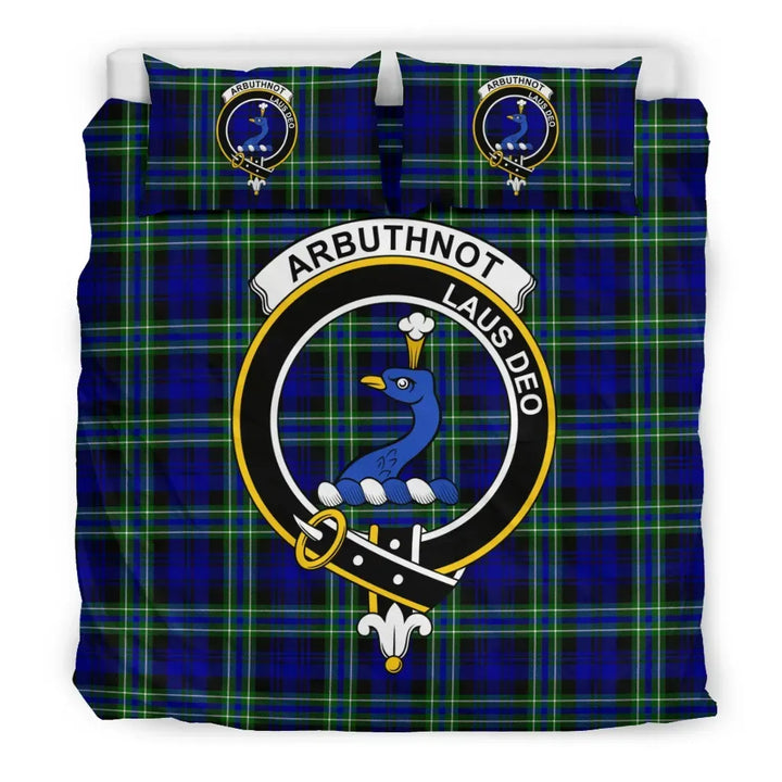 Scottish Arbuthnot Clan Crest Tartan Bedding Set Tartan Plaid 3