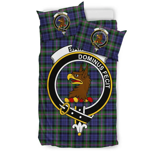 Scottish Baird Clan Crest Tartan Bedding Set Tartan Plaid 1