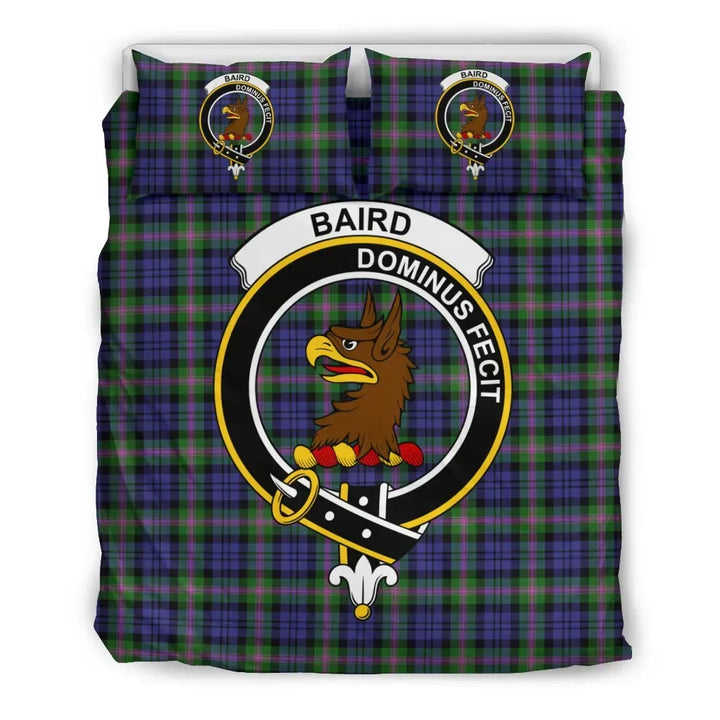 Scottish Baird Clan Crest Tartan Bedding Set Tartan Plaid 2