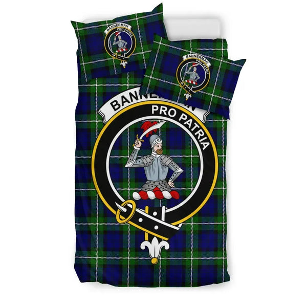 Scottish Bannerman Clan Crest Tartan Bedding Set Tartan Plaid 1