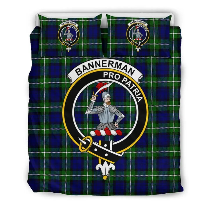 Scottish Bannerman Clan Crest Tartan Bedding Set Tartan Plaid 2