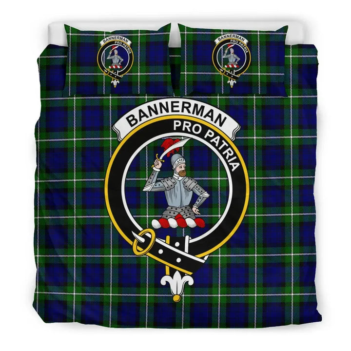 Scottish Bannerman Clan Crest Tartan Bedding Set Tartan Plaid 3
