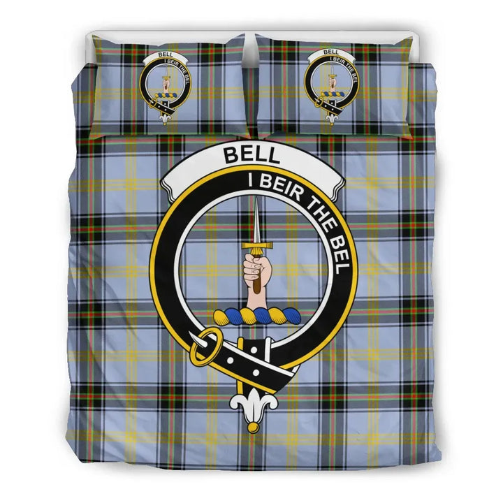 Scottish Bell Clan Crest Tartan Bedding Set Tartan Plaid 2