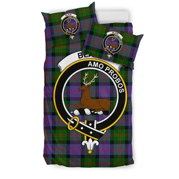 Scottish Blair Clan Crest Tartan Bedding Set Tartan Plaid 1
