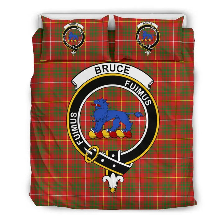 Scottish Bruce Clan Crest Tartan Bedding Set Tartan Plaid 2