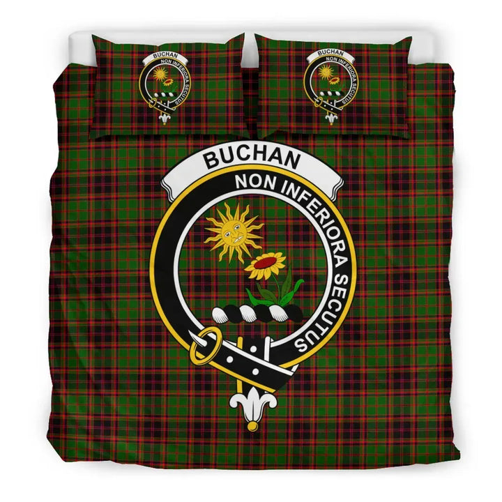 Scottish Buchan Clan Crest Tartan Bedding Set Tartan Plaid 3