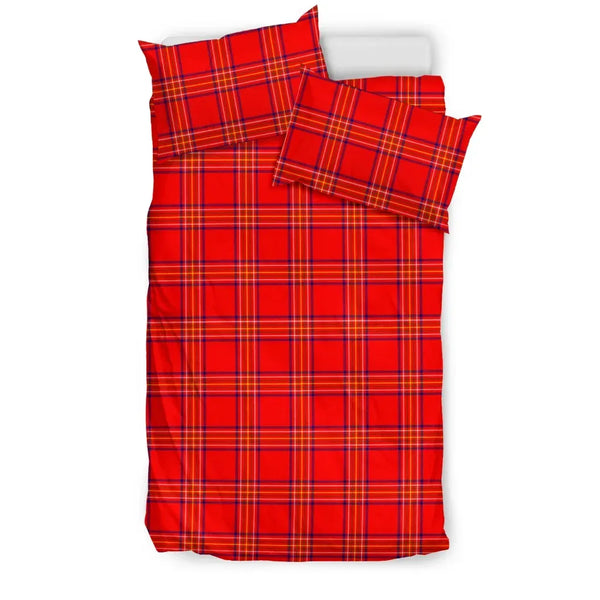 Scottish Burnett Modern Clan Tartan Bedding Set Tartan Plaid 1