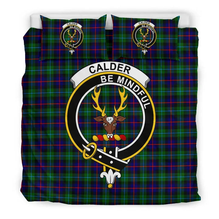 Scottish Calder Clan Crest Tartan Bedding Set Tartan Plaid 3