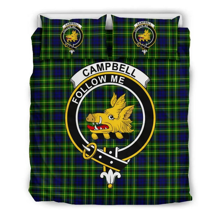 Scottish Campbell of Breadalbane Clan Crest Tartan Bedding Set Tartan Plaid 2