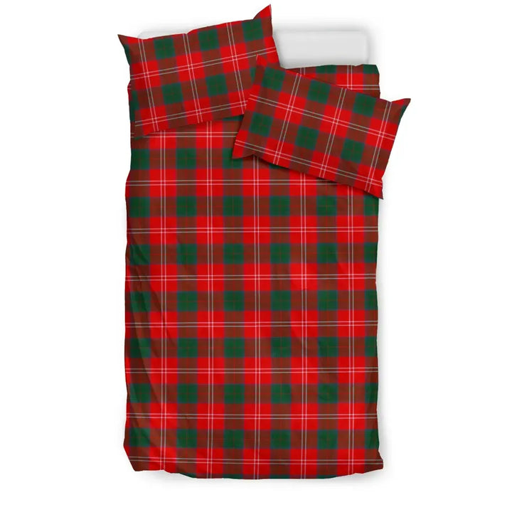Scottish Chisholm Modern Clan Tartan Bedding Set Tartan Plaid 1