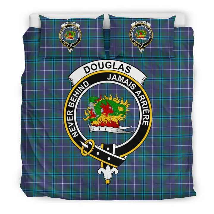 Scottish Douglas Clan Crest Tartan Bedding Set Tartan Plaid 3