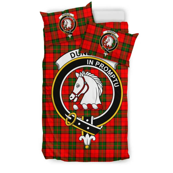 Scottish Dunbar Clan Crest Tartan Bedding Set Tartan Plaid 1