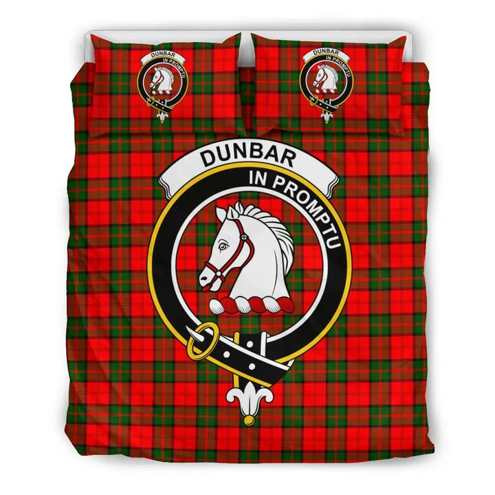 Scottish Dunbar Clan Crest Tartan Bedding Set Tartan Plaid 2