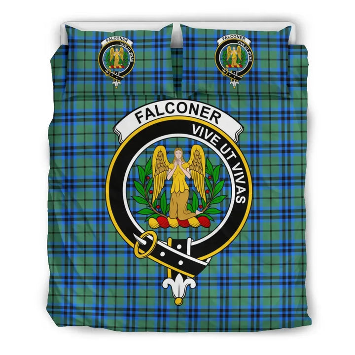 Scottish Falconer Clan Crest Tartan Bedding Set Tartan Plaid 2