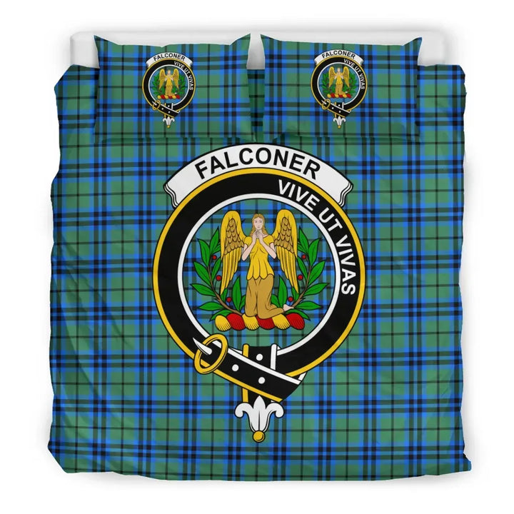 Scottish Falconer Clan Crest Tartan Bedding Set Tartan Plaid 3