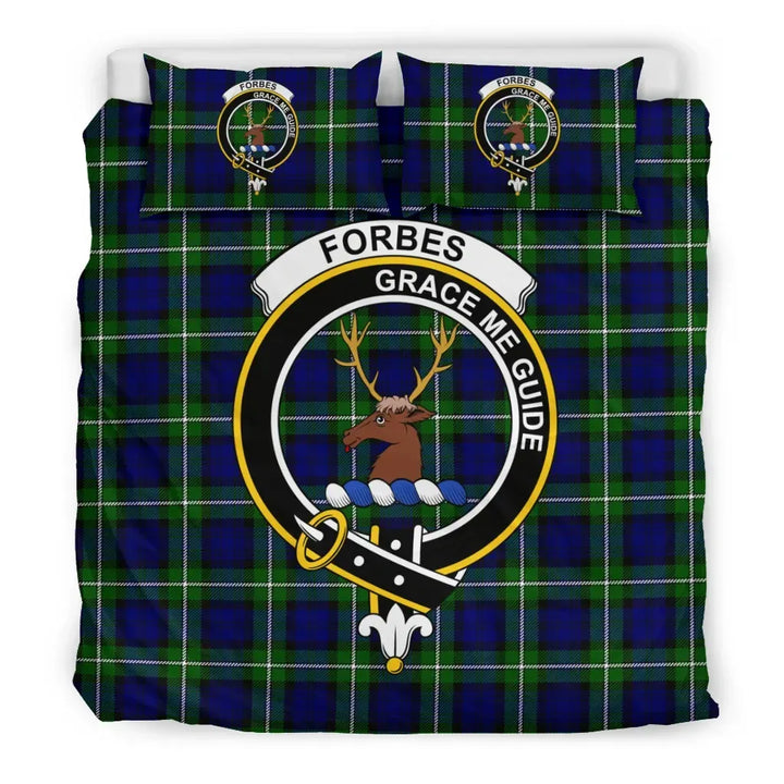 Scottish Forbes Clan Crest Tartan Bedding Set Tartan Plaid 3
