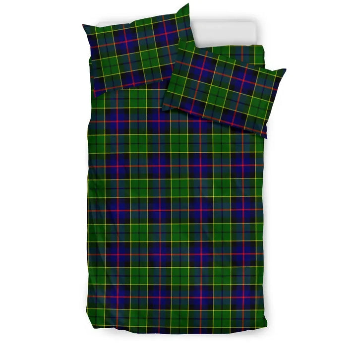 Scottish Forsyth Modern Clan Tartan Bedding Set Tartan Plaid 1
