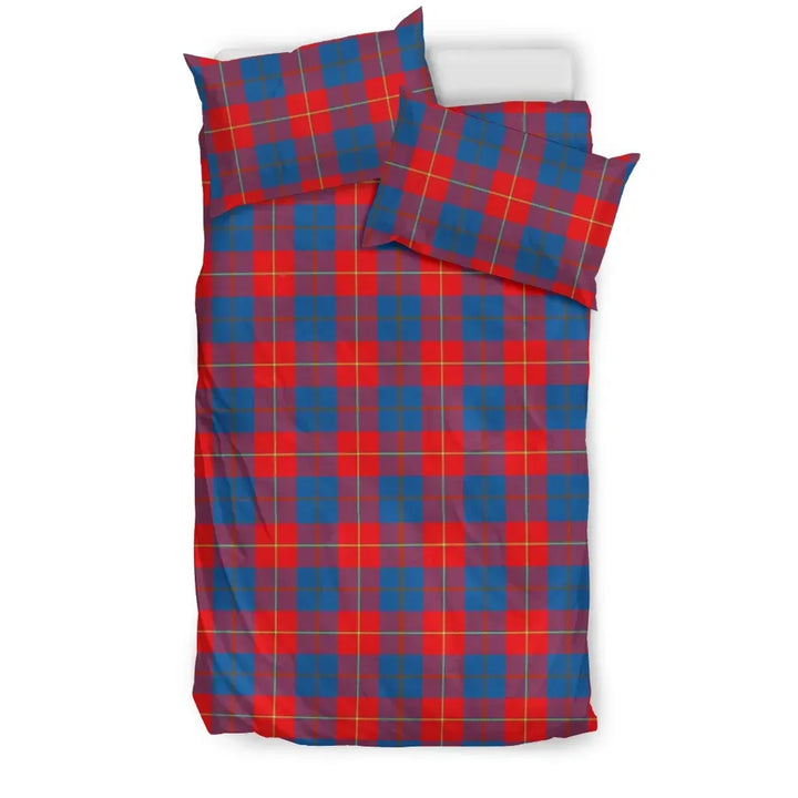 Scottish Galloway Red Clan Tartan Bedding Set Tartan Plaid 1