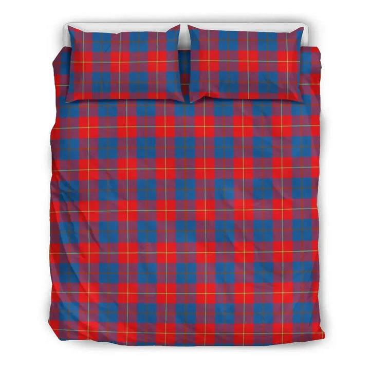 Scottish Galloway Red Clan Tartan Bedding Set Tartan Plaid 2