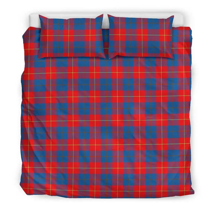Scottish Galloway Red Clan Tartan Bedding Set Tartan Plaid 3
