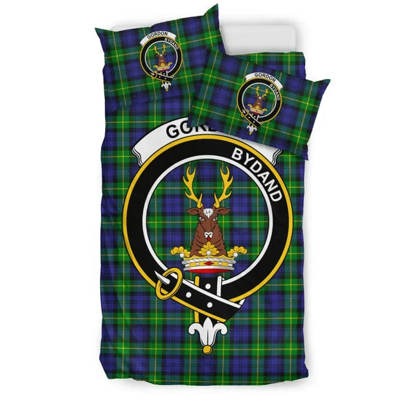 Scottish Gordon Clan Crest Tartan Bedding Set Tartan Plaid 1