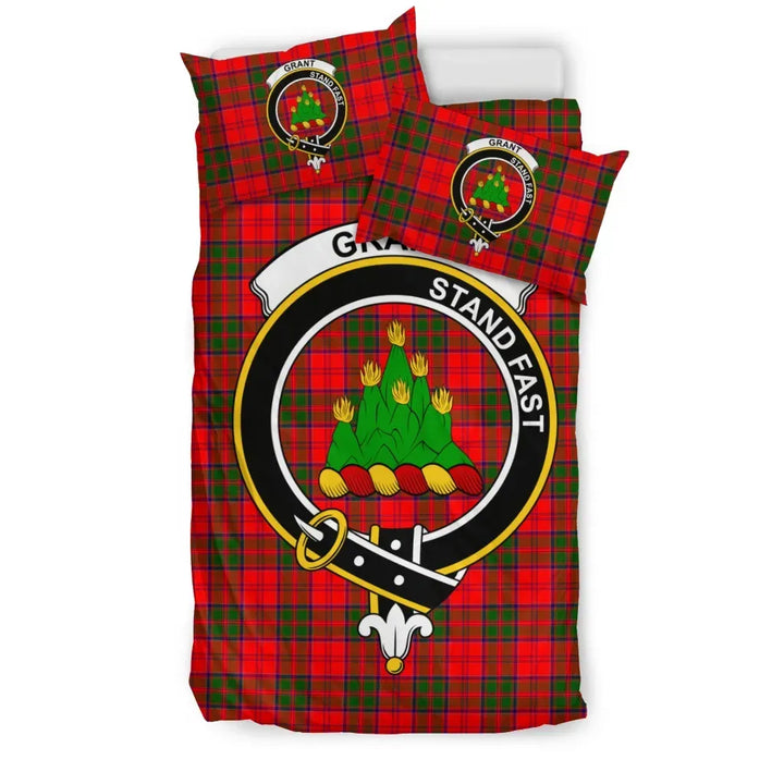 Scottish Grant Clan Crest Tartan Bedding Set Tartan Plaid 1