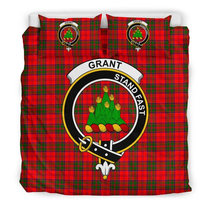 Scottish Grant Clan Crest Tartan Bedding Set Tartan Plaid 3
