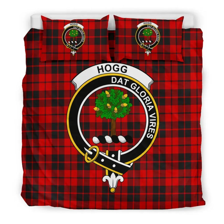 Scottish Hogg (or Hog) Clan Crest Tartan Bedding Set Tartan Plaid 3