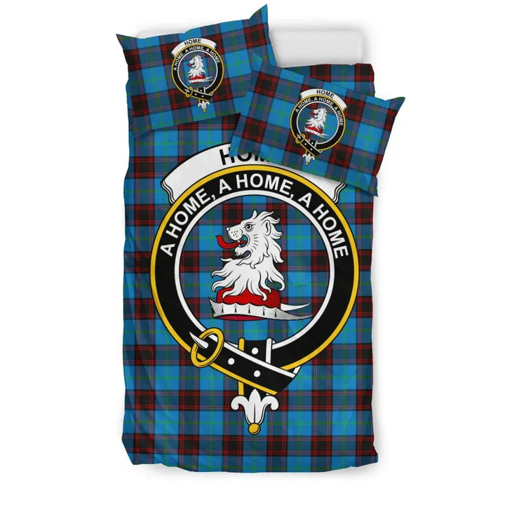 Scottish Home (or Hume) Clan Crest Tartan Bedding Set Tartan Plaid 1