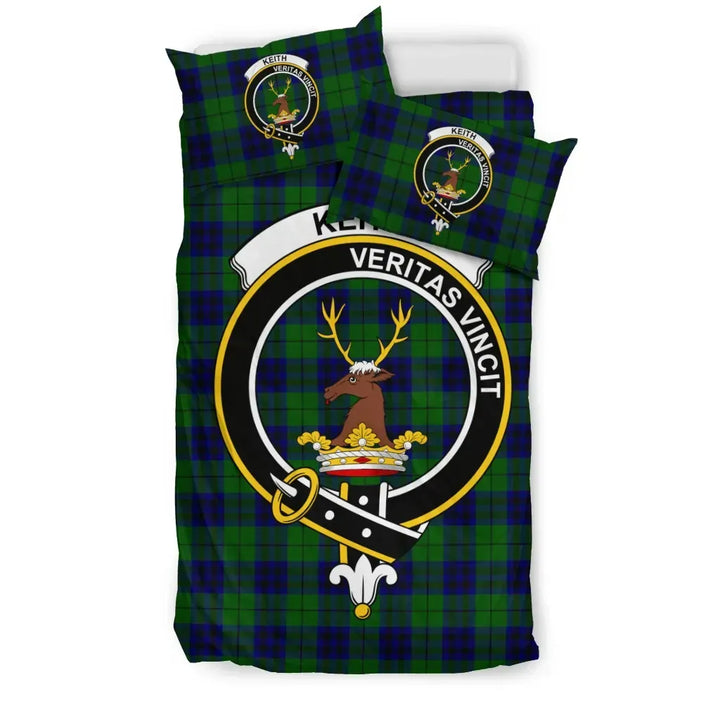 Scottish Keith Clan Crest Tartan Bedding Set Tartan Plaid 1