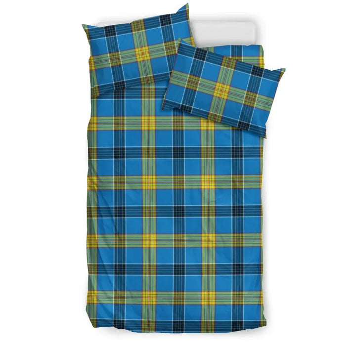 Scottish Laing Clan Tartan Bedding Set Tartan Plaid 1