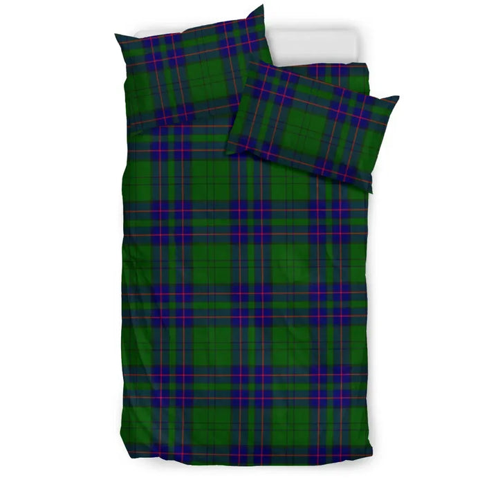 Scottish Lockhart Modern Clan Tartan Bedding Set Tartan Plaid 1