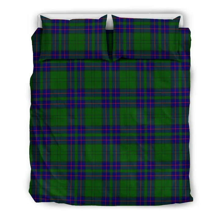 Scottish Lockhart Modern Clan Tartan Bedding Set Tartan Plaid 2