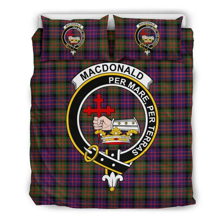 Scottish MacDonald (Clan Donald) Clan Crest Tartan Bedding Set Tartan Plaid 2