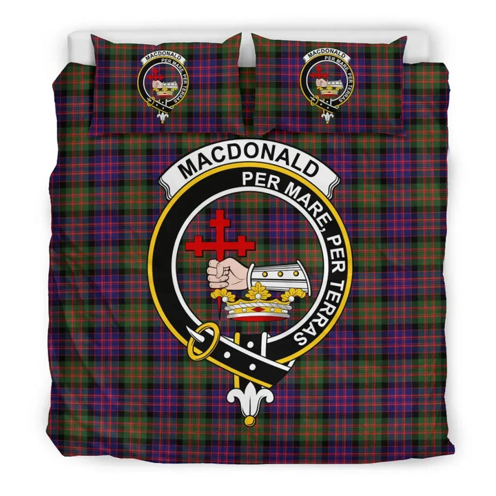 Scottish MacDonald (Clan Donald) Clan Crest Tartan Bedding Set Tartan Plaid 3