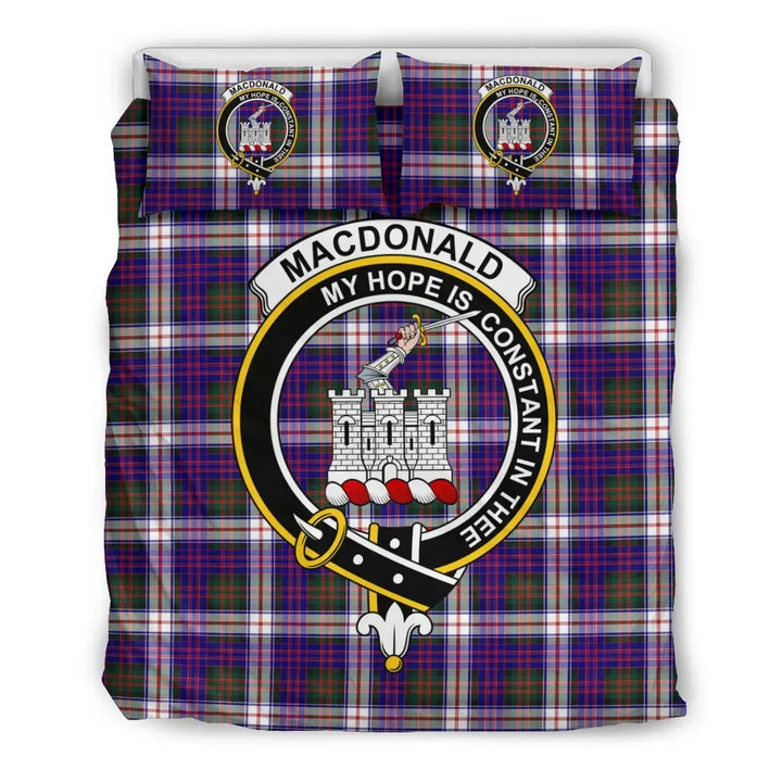 Scottish MacDonald (Clan Ranald) Clan Crest Tartan Bedding Set Tartan Plaid 2