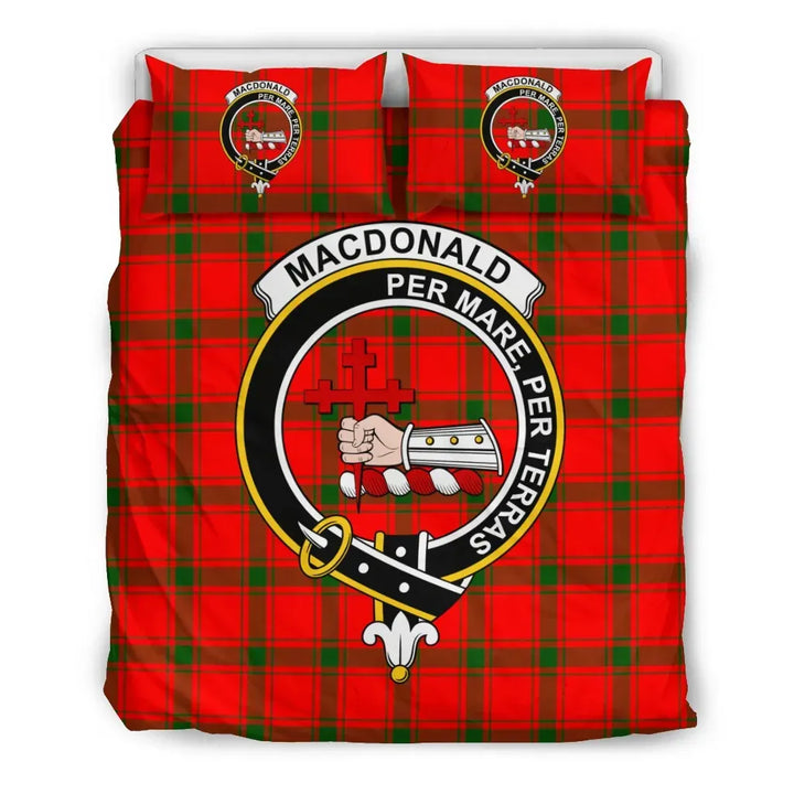 Scottish MacDonald (of Sleat) Clan Crest Tartan Bedding Set Tartan Plaid 2