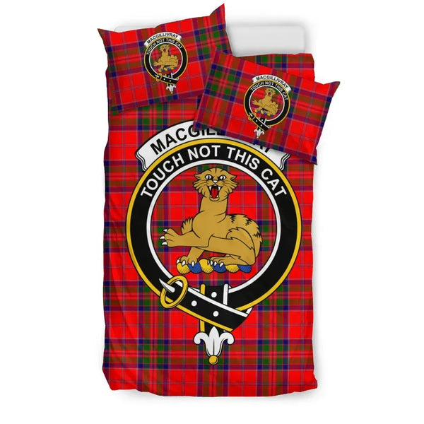 Scottish MacGillivray Clan Crest Tartan Bedding Set Tartan Plaid 1