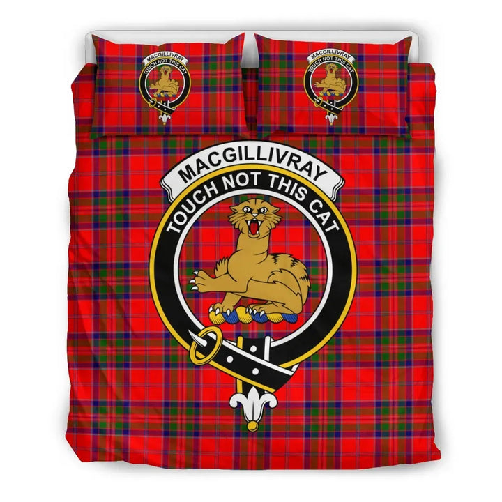 Scottish MacGillivray Clan Crest Tartan Bedding Set Tartan Plaid 2
