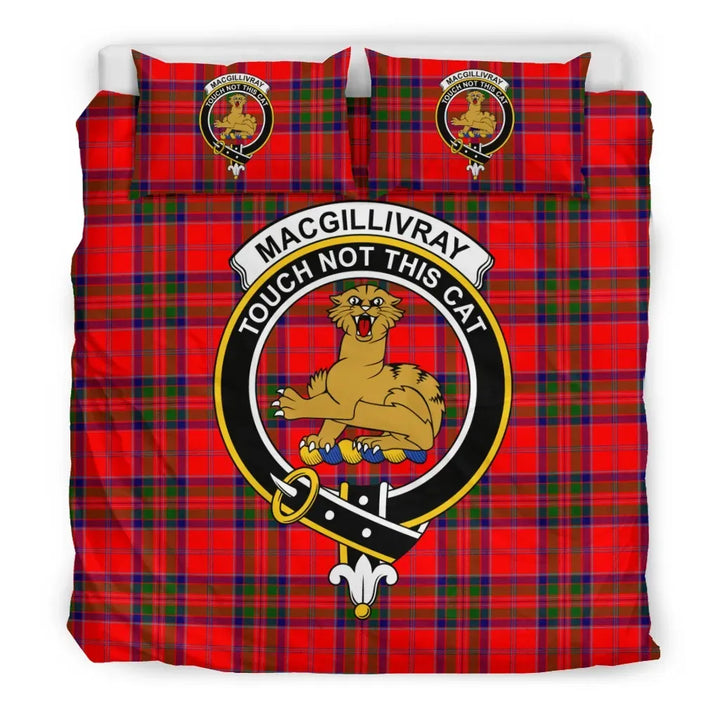 Scottish MacGillivray Clan Crest Tartan Bedding Set Tartan Plaid 3