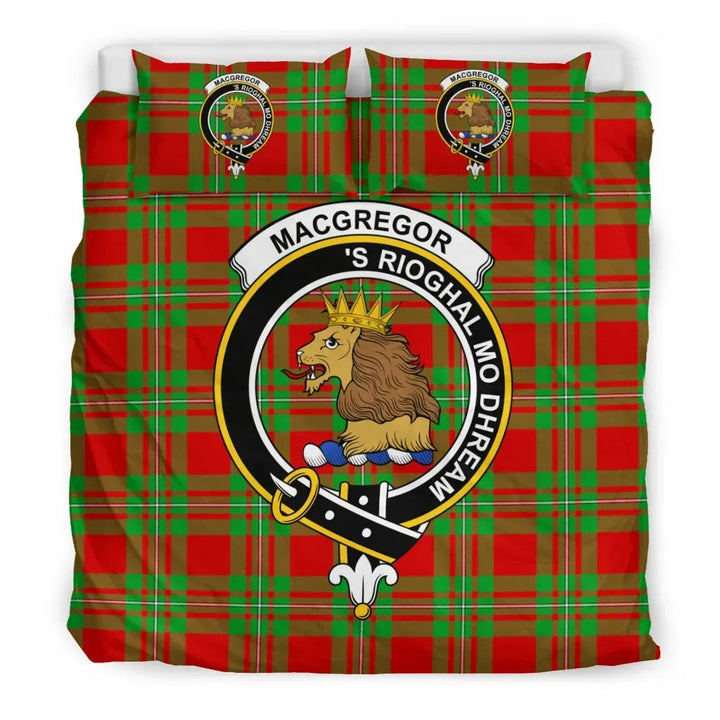 Scottish MacGregor Clan Crest Tartan Bedding Set Tartan Plaid 3