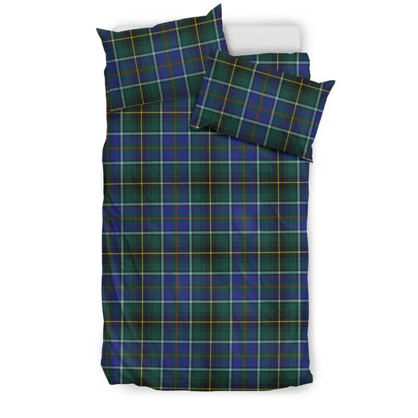 Scottish MacInnes Modern Clan Tartan Bedding Set Tartan Plaid 1