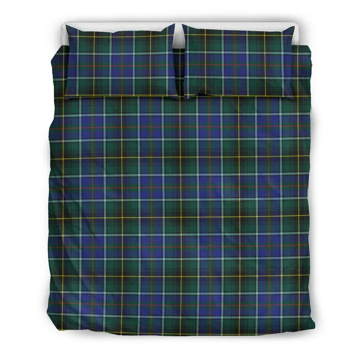 Scottish MacInnes Modern Clan Tartan Bedding Set Tartan Plaid 2