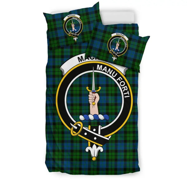 Scottish MacKay Clan Crest Tartan Bedding Set Tartan Plaid 1