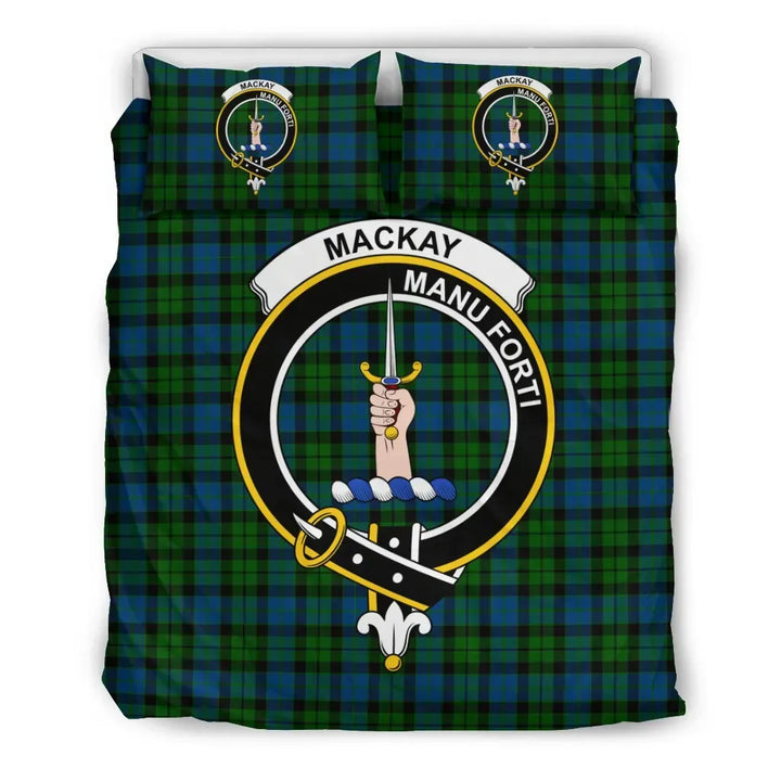 Scottish MacKay Clan Crest Tartan Bedding Set Tartan Plaid 2