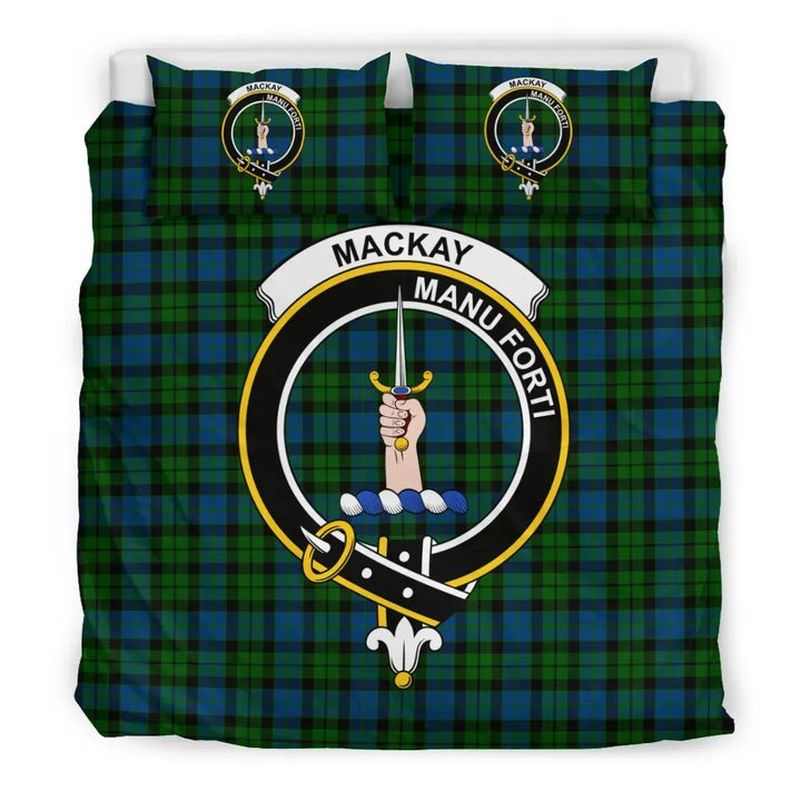 Scottish MacKay Clan Crest Tartan Bedding Set Tartan Plaid 3