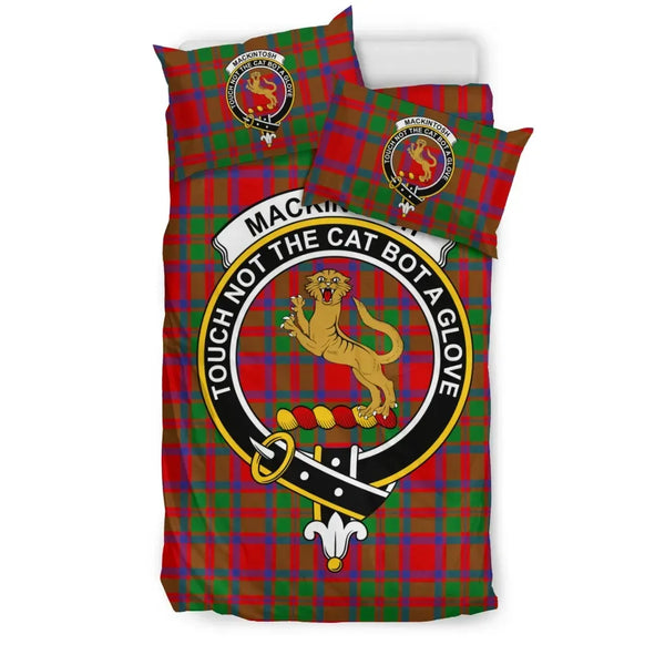Scottish MacKintosh Clan Crest Tartan Bedding Set Tartan Plaid 1